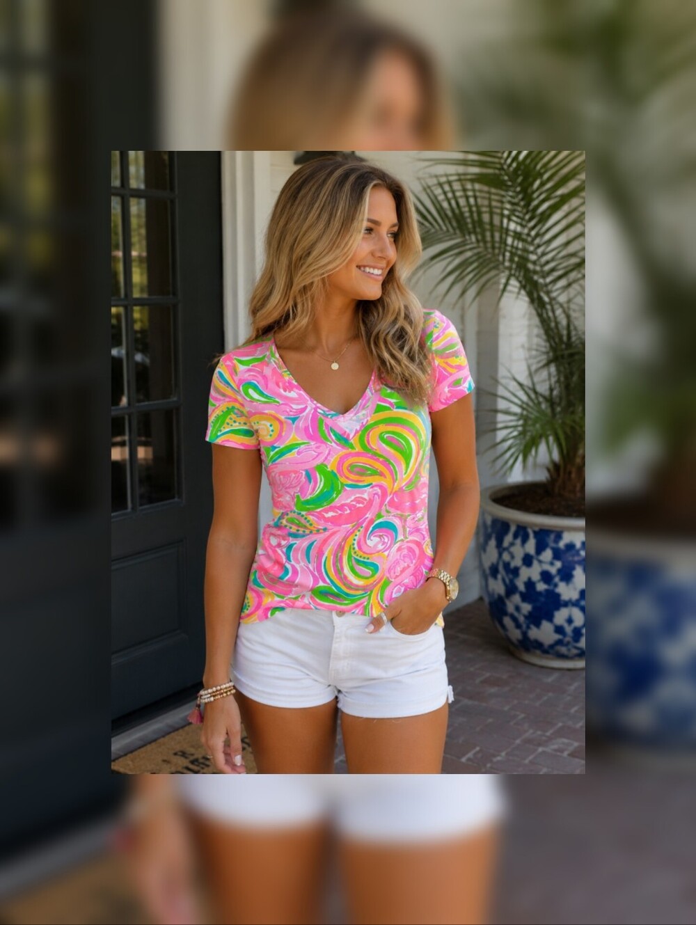 Lilly Pulitzer Multicolor Shirt XS